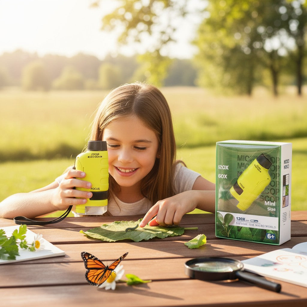 Microscope enfant - le plaisir de découvrir le monde