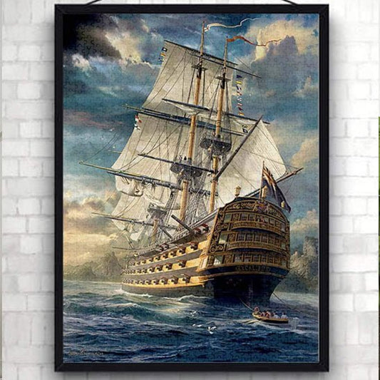 Puzzle 1000 pièces - navire fantastique - Jeux jouets à moi