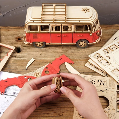 Puzzle 3D - Camping car découvrir une passion