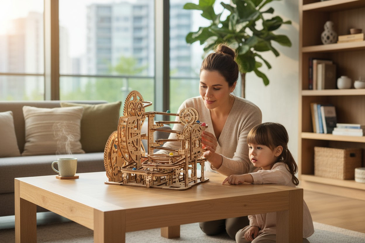 Puzzle 3D - les mécanismes labyrinthe de billes qui fascine