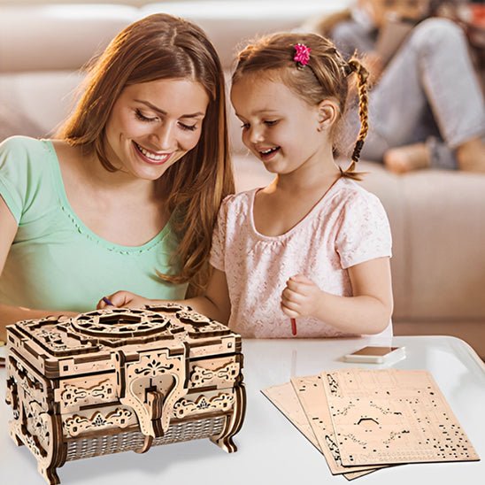 Puzzle 3D - le coffre à bijoux - Jeux jouets à moi