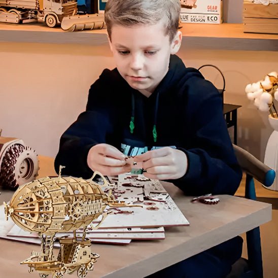 Puzzle 3D - le dirigeable - Jeux jouets à moi