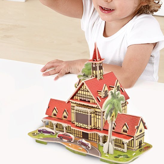 Puzzle 3D - Maison - Jeux jouets à moi