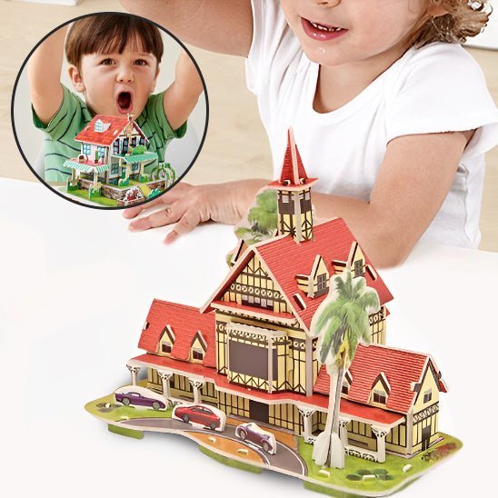 Puzzle 3D - Maison - Jeux jouets à moi