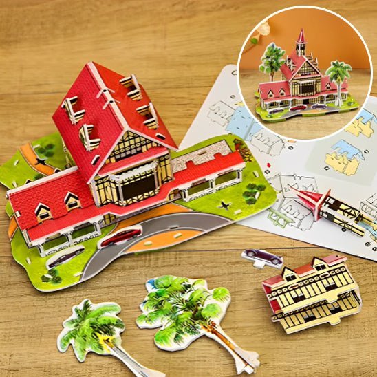 Puzzle 3D - Maison - Jeux jouets à moi