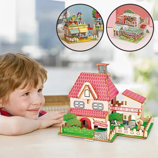 Puzzle 3D - Maison - Jeux jouets à moi