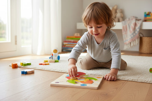 Puzzle en bois - Éléphant : Jouet éducatif pour enfants