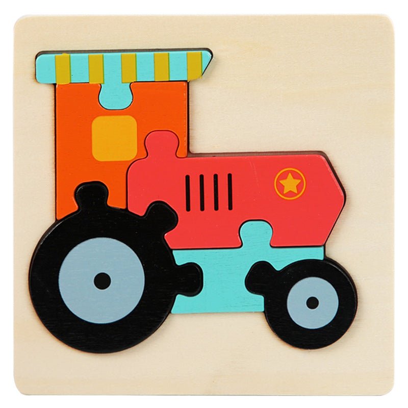 Puzzle en bois fusée : jouet éducatif en bois pour enfants - Jeux jouets à moi