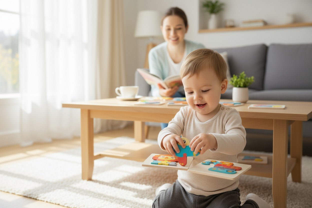 Puzzle en bois - Grenouille sauteuse - Jeux jouets à moi