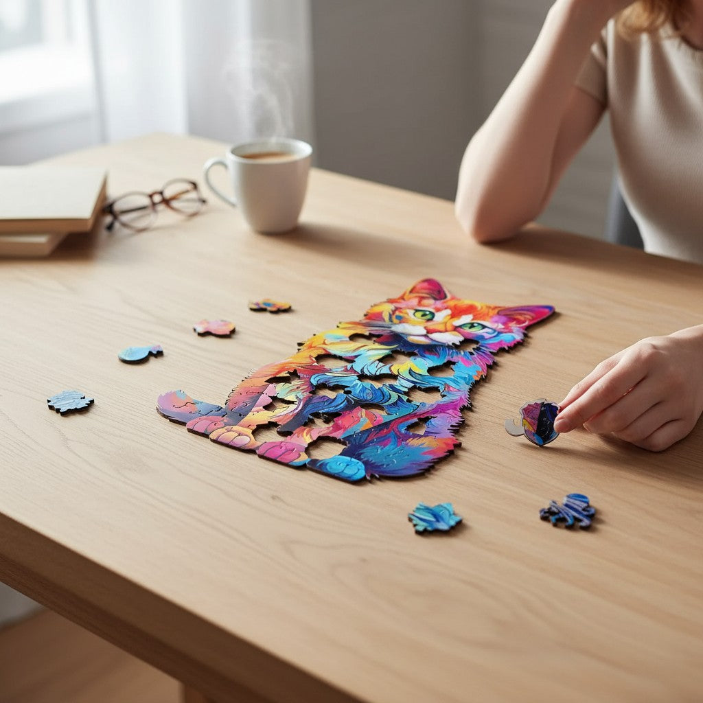 Puzzle enfant Le Chat - Jeux éducatifs ludiques