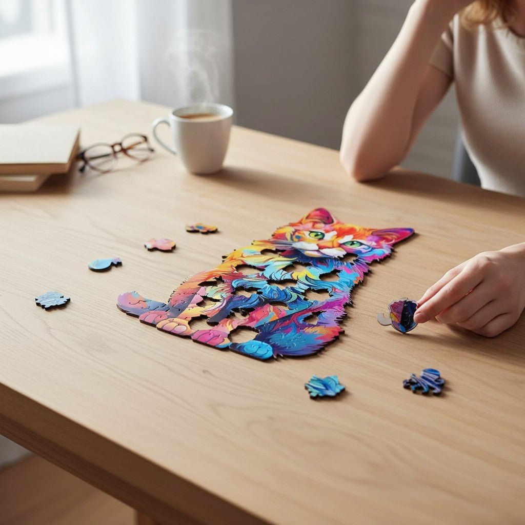 Puzzle enfant Le Chat - Jeux éducatifs ludiques - Jeux jouets à moi