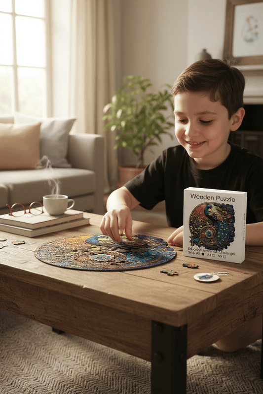 Puzzle enfant - Le paon majestueux stimule la persévérance - Jeux jouets à moi