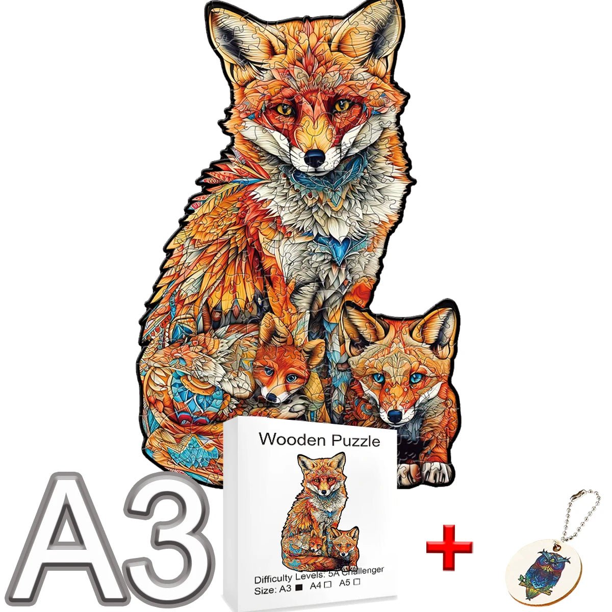 Puzzle enfant - Le renard - Jeux jouets à moi