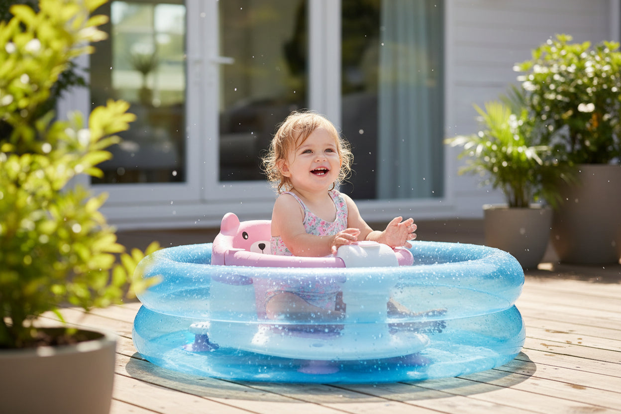 SIEGE DE BAIN BEBE -  antidérapant pour une période de baignade amusante et sécuritaire