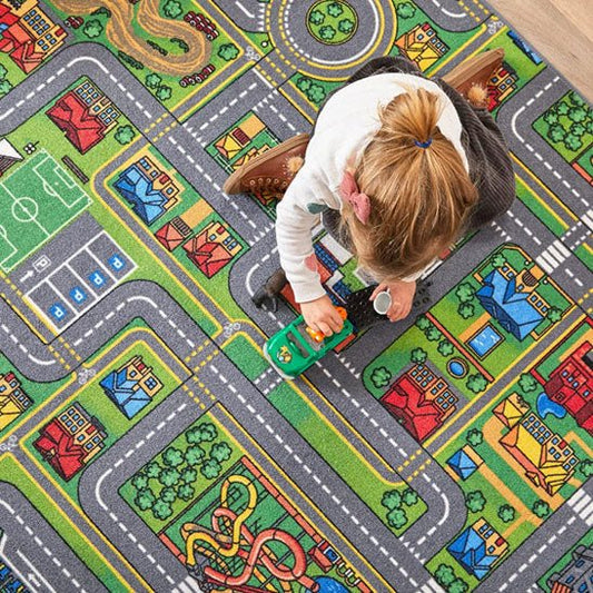 Tapis circuit voiture - petites voitures - Jeux jouets à moi