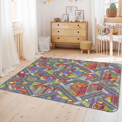 Tapis circuit voiture - petites voitures - Jeux jouets à moi