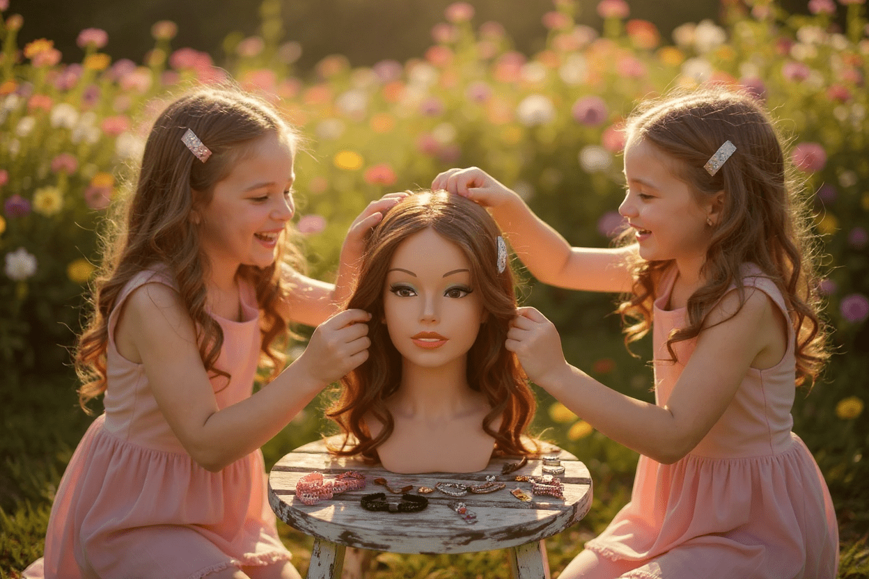 TETE A COIFFER - cheveux 100% naturels pour stimuler les passions - Jeux jouets à moi