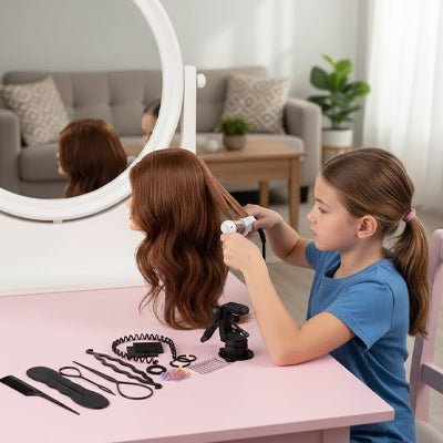 TETE A COIFFER - cheveux 100% naturels pour stimuler les passions - Jeux jouets à moi