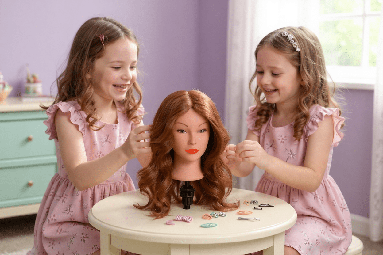 TETE A COIFFER - cheveux 100% naturels pour stimuler les passions - Jeux jouets à moi