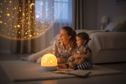 Veilleuse bébé - projection musical pour des nuits relaxantes et sécurisantes - Jeux jouets à moi