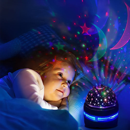 Veilleuse bébé - projecteur d'étoiles