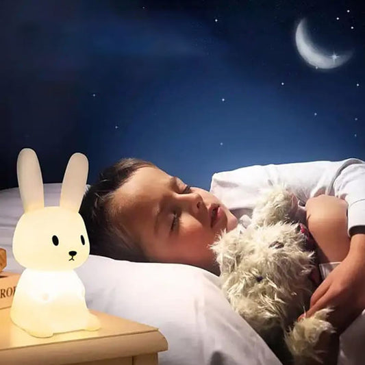 Veilleuse bébé lapin mignon