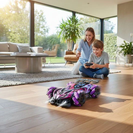 Voiture télécommandée - pulvérisation pour créer l'aventure