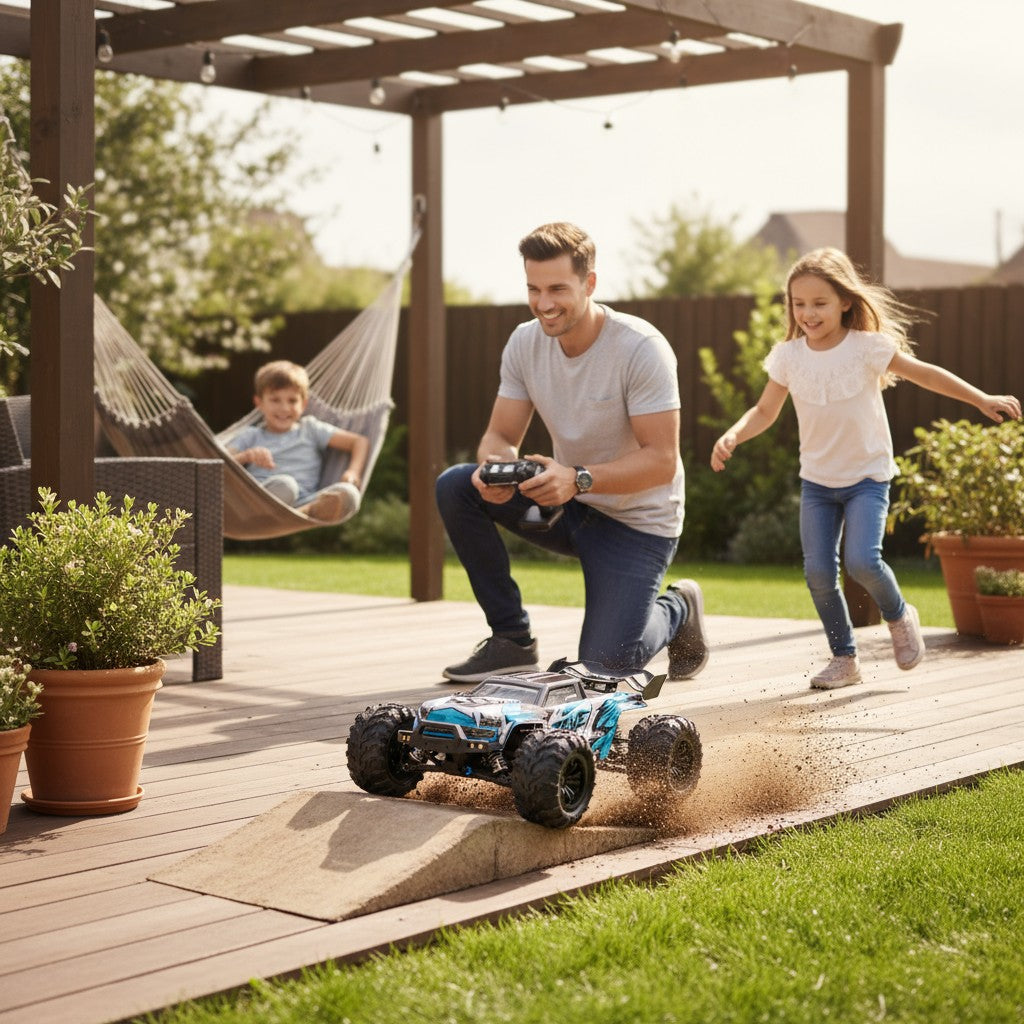 Voiture télécommandée enfant - camion pour des aventures excitantes