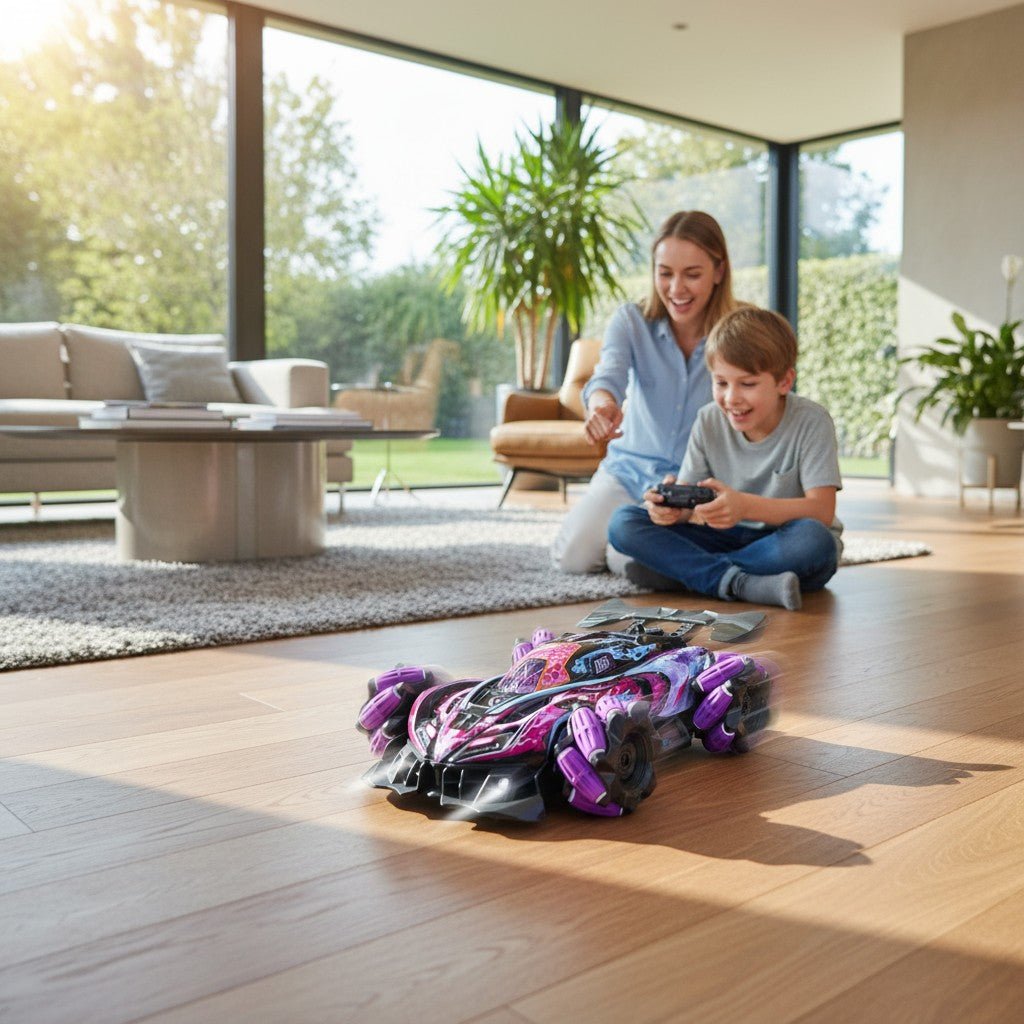 Voiture télécommandée - pulvérisation pour créer l'aventure - Jeux jouets à moi